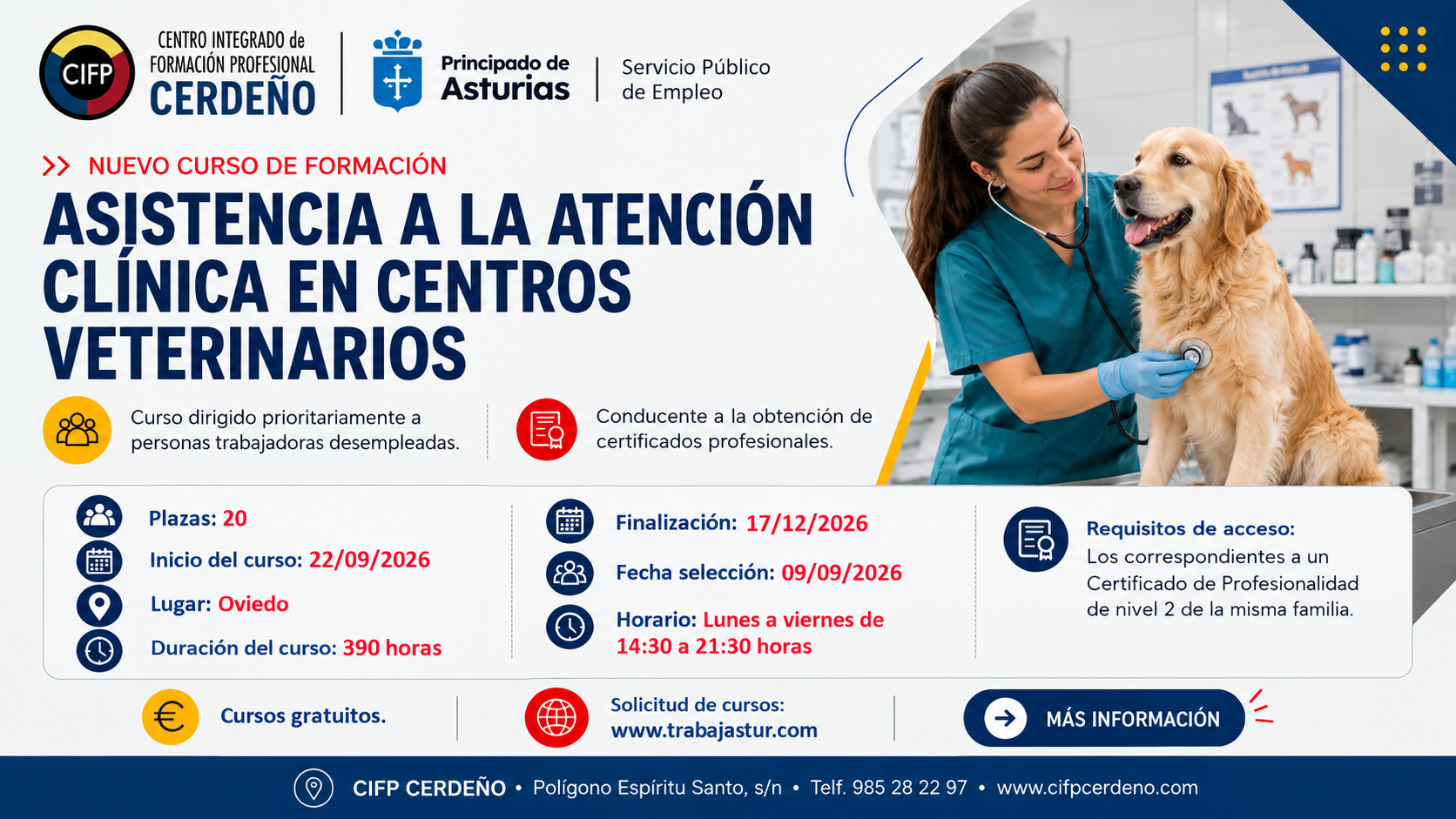 ASISTENCIA A LA ATENCION EN CLINICA VETERINARIA -CURSO DE CUALIFICACION
