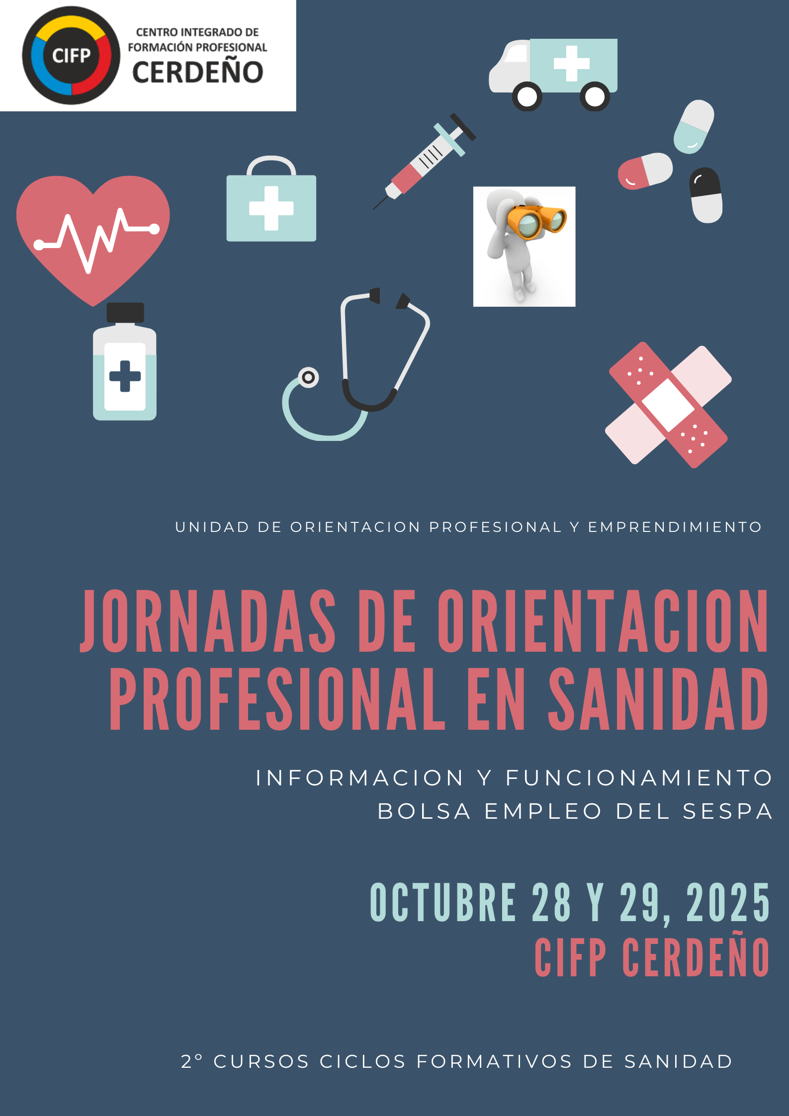 Jornadas de Orientación Profesional en Sanidad